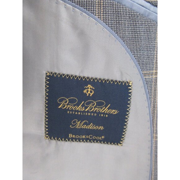 Brooks Brothers Sport Coat 40 Madison Brookscool Blazer Wool Jacket * - Picture 15 of 16